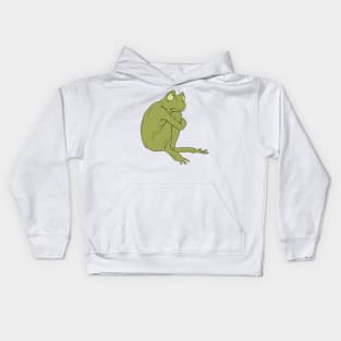 lonely frog Kids Hoodie